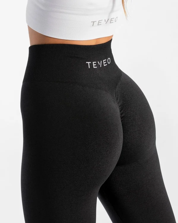 Legging TEVEO Timeless Scrunch - Noir